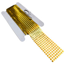 Torta Dekor CIRKON TRAKA - LUX KVADRAT ZLATO 4cm x 1,5m